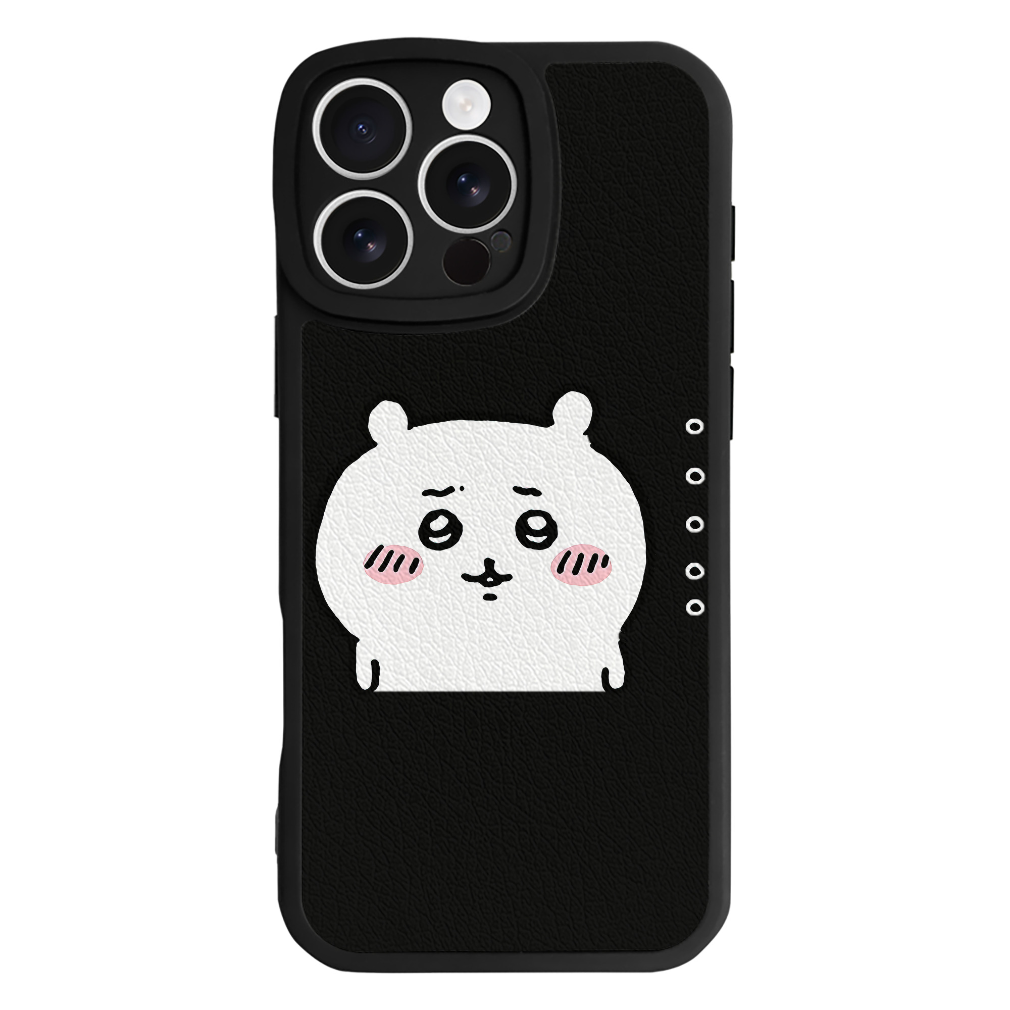 （画像用） ちいかわ ちいかわ Chii-kawa chiikawa 【iPhone 16シリーズ対応】シリコンスマホケース（レザー調） 材質：シリコン
